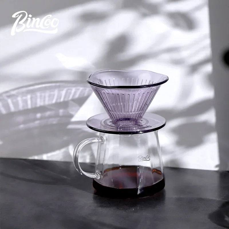 Bincoo Coffee Filter Hand Brewing Cup Tool, Conical Coffee Drip Filter Slow Brewing Professional Barista Accessories