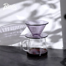 Bincoo Coffee Filter Hand Brewing Cup Tool, Conical Coffee Drip Filter Slow Brewing Professional Barista Accessories