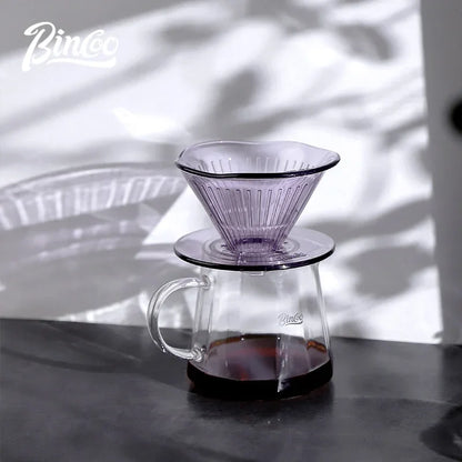 Bincoo Coffee Filter Hand Brewing Cup Tool, Conical Coffee Drip Filter Slow Brewing Professional Barista Accessories