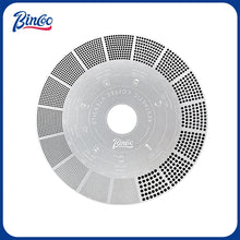 Bincoo GYKF2330 Coffee Grind Size Guide Card for Comparing Fineness and Coarseness Espresso and Pour Over Coffee to Achieve Ideal Grind