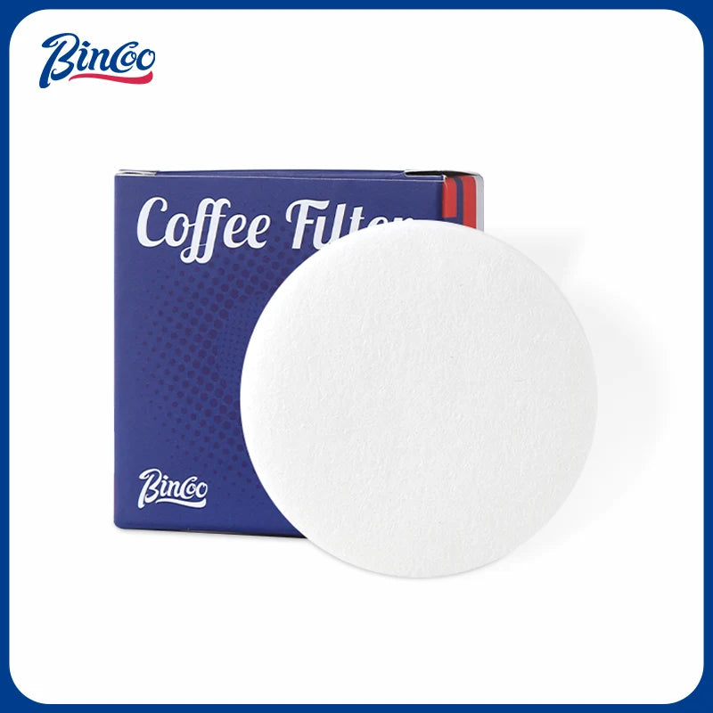 Bincoo Disposable Coffee Filter Paper for 51/53/58/60mm Espresso Maker 100Pieces Espresso Paper Filter Home Kitchen Accessorie