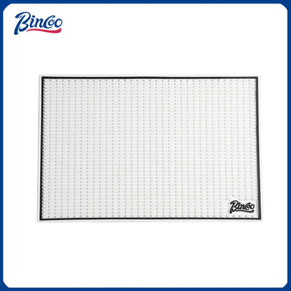 Bincoo Espresso Coffee Tamper Mat PVC Tamping Holder Anti-Skid Coffee Bar Mat for Delonghi Breville Portafilter Barista Tools