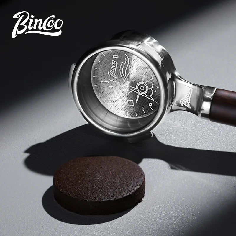 BINCOO Precision High Extraction Matrix 51/58.5mm Basket Filter,Micro Sieve Filter Basket Stainless Steel Portafilter Basket Net