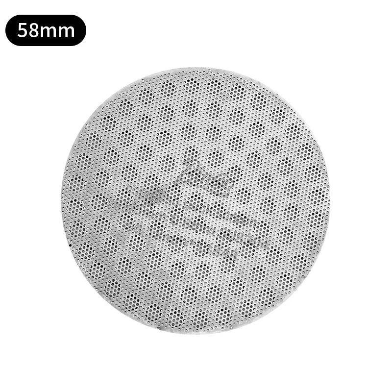 Bincoo Stainless Steel Espresso Filter - 51/53/58mm Universal Secondary Shower Mesh for Even Water Distribution For Barista Use