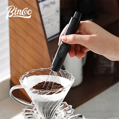 Bincoo WDT Tool Espresso Distribution Tools with Magnetic Loose Powder Needle for Espresso Coffee Stirrer Telescopic Design