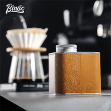 Bincoo Vacuum Coffee Container with One Way Valve Food Grade Airtight Canister for Coffee Bean Storage and Kitchen Use