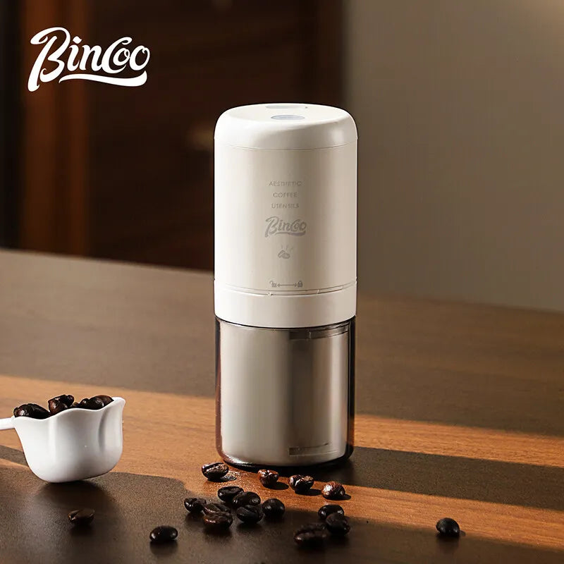 BINCOO Coffee Grinder Electric USB Type C Rechargeable Home Outdoor Blenders Profession Adjustable Coffee Beans Grinding