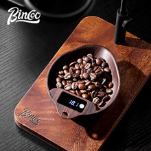 BINCOO Coffee Scale Electronic Bean Measuring Scale ABS Espresso Weighing Display Tray 0.1g/1kg Precise Weighing Barista Tools
