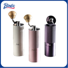 Bincoo Professional Manual Coffee Grinder Six Star Steel Knife Wheel Hand Cranked Coffee Grinder Portable Camping Barista Tools