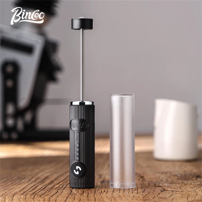 BINCOO Electric Coffee Frother USB Rechargeable 2 Speeds Foam Maker Wireless Handheld Egg Beater Milk Whisk Mixer Cooking Tools