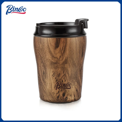 Bincoo 280ml 500ML Stainless Steel Coffee Cup With Ceramic inner liner Double Layer Thermal Mug Travel Car Insulated Water Cups