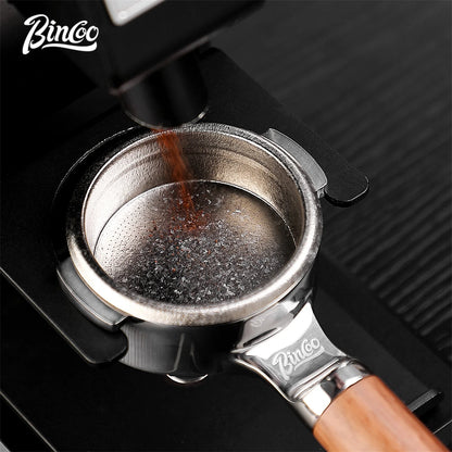 Bincoo Professional Titanium Espresso Basket 58.5mm High Precision Construction for Optimal Extraction Even Water Flow Perfect