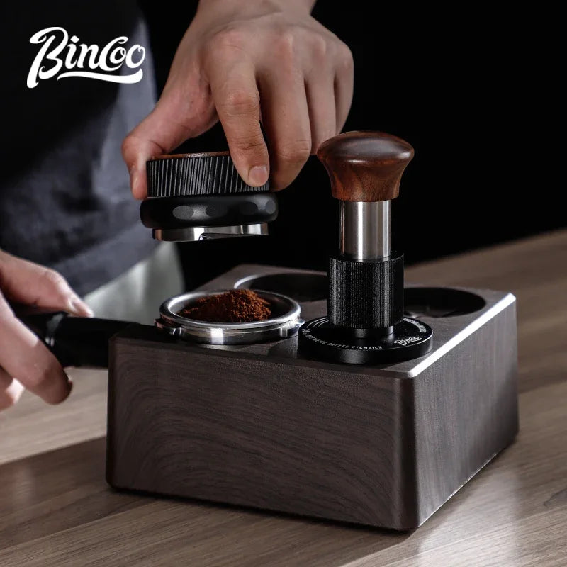 Bincoo Constant Pressure Coffee Tampers Powder Hammer 51/58mm Concentrated Coffee Powder Press Leveler, Home Barista Accessory