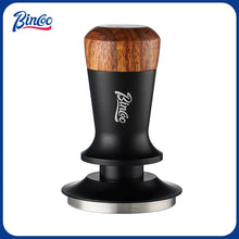 Bincoo Professional Coffee Tamper 51/58mm Spring Pressure Threaded Base Auto Leveling for Portafilter Use