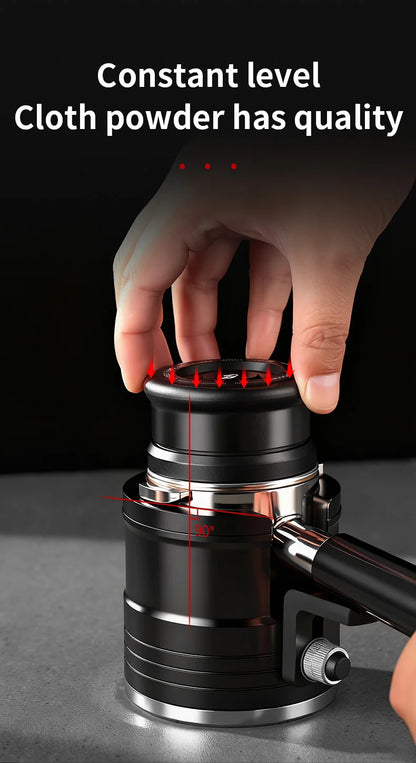 Bincoo Premium 58mm Magnetic Coffee Leveler Self Gravity Cyclone Design with 6 Concealed Magnets Even Grounds Distribution