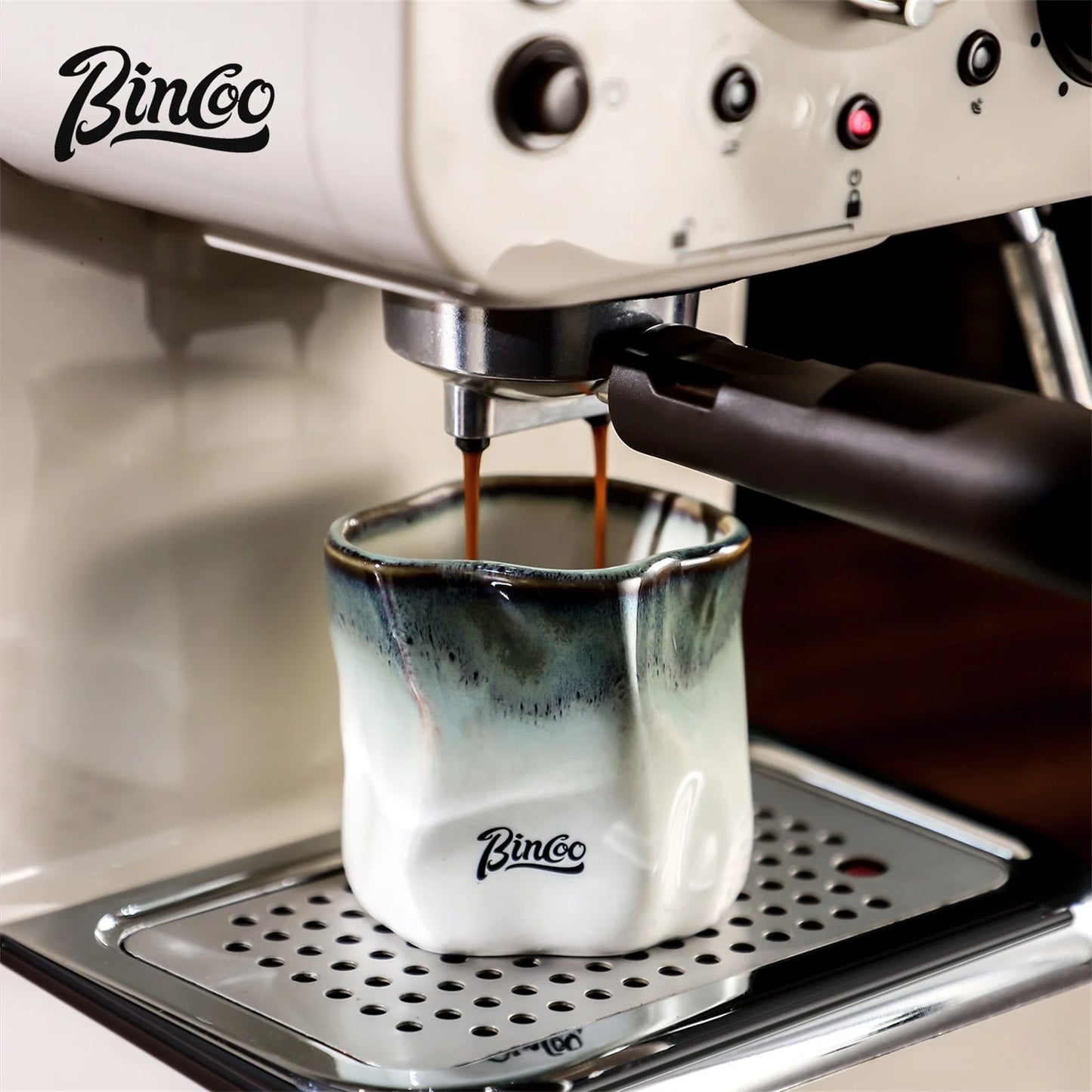 Bincoo Ceramic Coffee Cup Barista Tools Art Latte Espresso Mug for Tea Cocoa Cappuccino Home Office Cafe Kitchen Accessories
