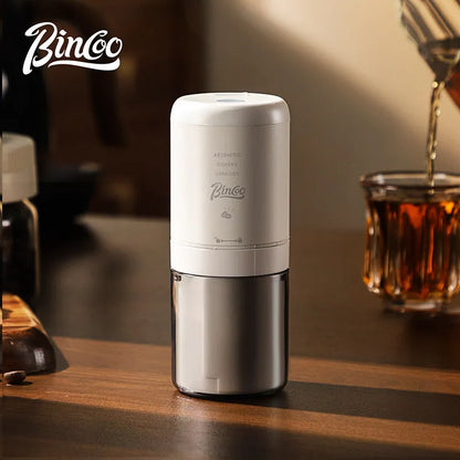 BINCOO Coffee Grinder Electric USB Type C Rechargeable Home Outdoor Blenders Profession Adjustable Coffee Beans Grinding
