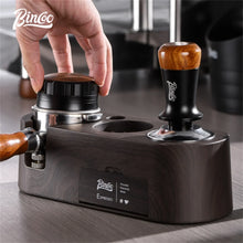Bincoo Coffee Espresso Distributor 51/58mm Cloth Powder Hammer Machine Leveler Tool Coffee Tamper Storage Base Coffee Holder Set