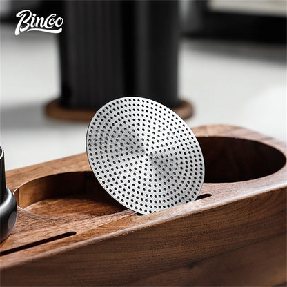 Bincoo Stainless Steel Espresso Filter - 51/53/58mm Universal Secondary Shower Mesh for Even Water Distribution For Barista Use