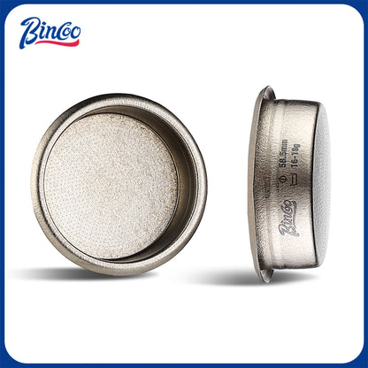 Bincoo Professional Titanium Espresso Basket 58.5mm High Precision Construction for Optimal Extraction Even Water Flow Perfect