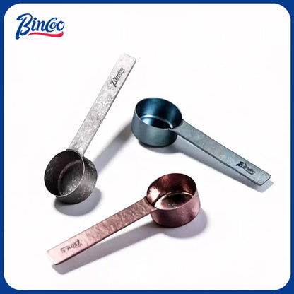 Bincoo Pure Titanium Coffee Measuring Spoon for Baking Home Use,Coffee Bean Scoop Gram Scale for Ground Coffee Specialty Tool