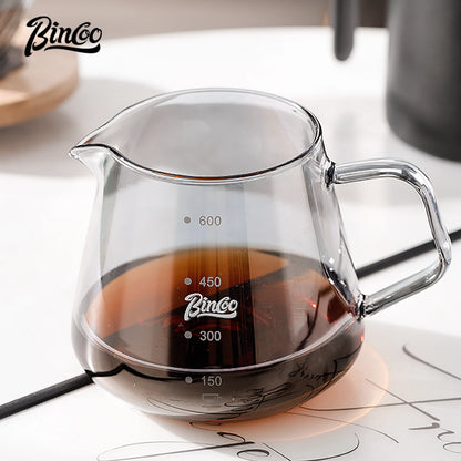 Bincoo 600ml Pour Over Coffee Dripper Coffee Pot Set Coffee Kettle Brewing Cup Octagonal Coffee Pot Coffee Tea pot Funnel Set
