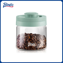 BINCOO Vacuum Sealed Tank Coffee Bean Storage Tank Household Glass Food Storage Jars Moisture-proof Airtight Sealed Container