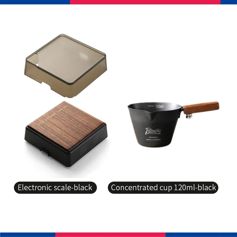 Bincoo 120mL Measuring Cup With Coffee Scale Stainless steel Coffee Extract Cup Italian Espresso Coffee Ounce Milk Cup