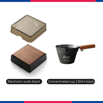 Bincoo 120mL Measuring Cup With Coffee Scale Stainless steel Coffee Extract Cup Italian Espresso Coffee Ounce Milk Cup