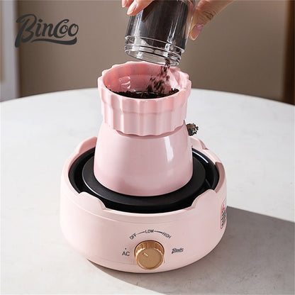 Bincoo Aries Sagittarius Star Dual Valve Moka Pot Espresso Extraction Pot Italian Home Barista Tools Electric Heating Stove 220V
