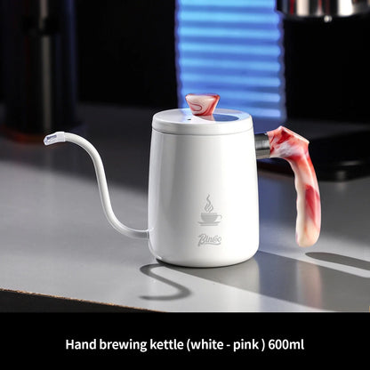 Bincoo Pour Over Coffee Kettle Gooseneck Stainless Steel Drip Kettle 350ml Long Spout Water Pot for Hand Brew Coffee Tea