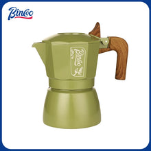 Bincoo Premium Moka Pot Set 6 Color Options Dual Valve System Compact Italian Coffee Maker for Stovetop Brewing