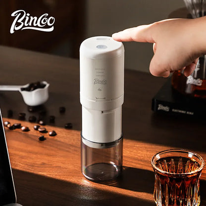 BINCOO Coffee Grinder Electric USB Type C Rechargeable Home Outdoor Blenders Profession Adjustable Coffee Beans Grinding