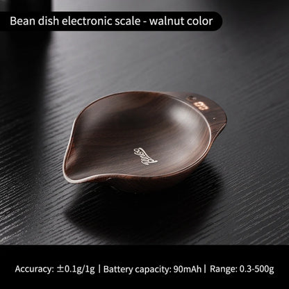 Bincoo Professional Coffee Scale Bean Tray Intelligent Electronic Scale Kitchen Scale 500G/0.1G Precise Weighting Rechargeable