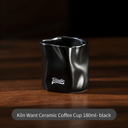 Bincoo Ceramic Coffee Cup Barista Tools Art Latte Espresso Mug for Tea Cocoa Cappuccino Home Office Cafe Kitchen Accessories