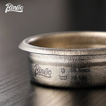Bincoo Professional Titanium Espresso Basket 58.5mm High Precision Construction for Optimal Extraction Even Water Flow Perfect