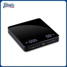 Bincoo Digital Coffee Scale with Flow Rate Timer 3 Smart Modes 0.1g High Precise for Espresso Pour Over Barista Kitchen Scale