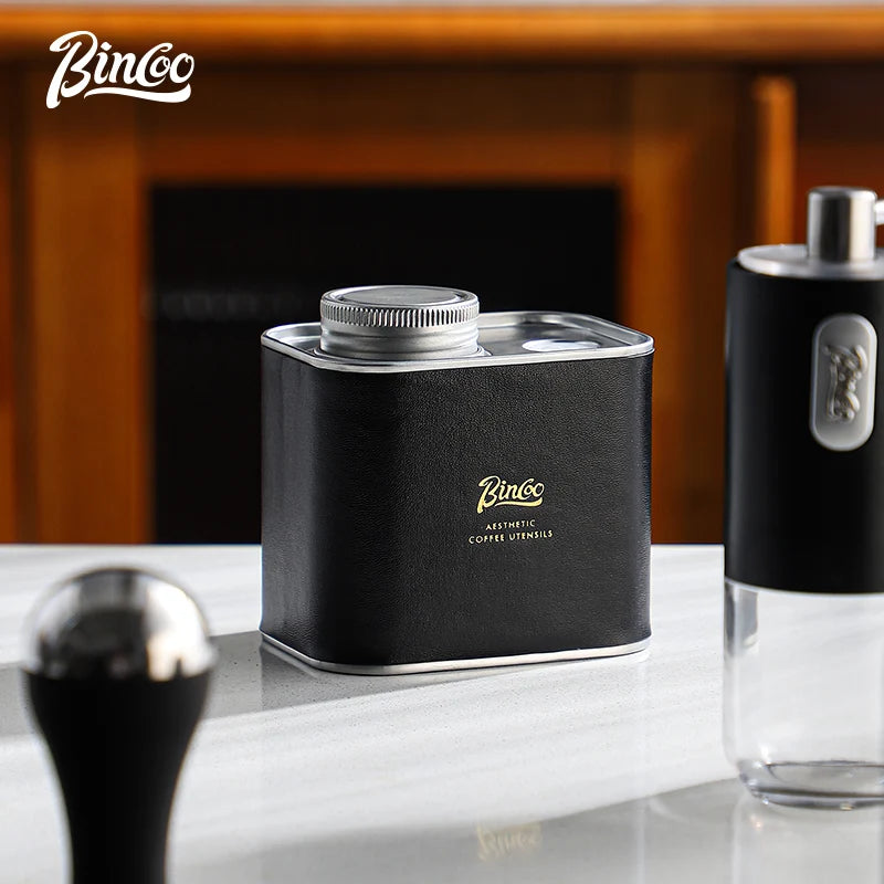 Bincoo Coffee Bean Sealed Canister Storage Coffee Powder One-Way Valve Vacuum Tin