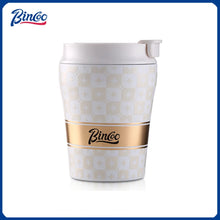 BINCOO 280/500ml Portable Coffee Thermos Cup Double Layered Ceramic Inner Wall Stainless Steel Car Travel Leak-proof Coffee Mugs
