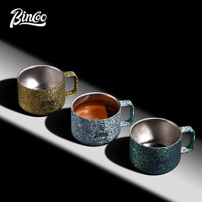 Bincoo Professional Pure Titanium Cup 45g Net Weight High Strength Lightweight Design 5 Colors Available Extreme Durability