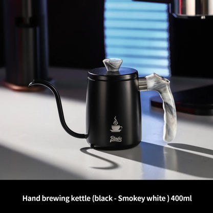 Bincoo Pour Over Coffee Kettle Gooseneck Stainless Steel Drip Kettle 350ml Long Spout Water Pot for Hand Brew Coffee Tea