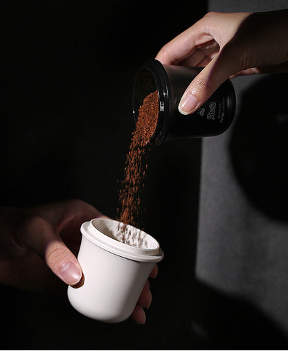 Bincoo Coffee Dosing Cup - 51mm/58mm Universal Espresso Powder Receiver, Multi-Functional Coffee Porter for Weighing Beans & Catching Grounds, PC Material