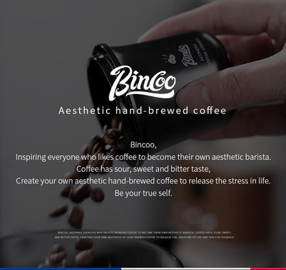 Bincoo Coffee Dosing Cup - 51mm/58mm Universal Espresso Powder Receiver, Multi-Functional Coffee Porter for Weighing Beans & Catching Grounds, PC Material
