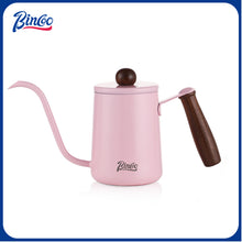 Pink Pour Over Coffee Kettle - 600ML/20oz Stainless Steel Coffee Server Coffee Maker, Hand Drip Coffee Pot with Long Narrow Drip Spout, Flow Spout Design for Drip Coffee