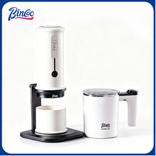 BINCOO 316 Stainless Steel Magnetic Electric Heating Coffee Cup Set Automatic Stirring Cup With Coffee Grinder
