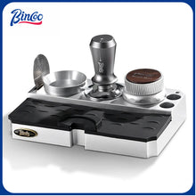 BINCOO Multi-functional Powder Press Handle Base Espresso Machine Cloth Powder Press Hammer Tamper Utensils Storage Set 51MM/58MM