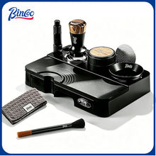 BINCOO Coffee Tamper Base Distributor & Tamper Set Portafilter Tamping Stand Italian Coffee Organizer Tools 51MM/58MM