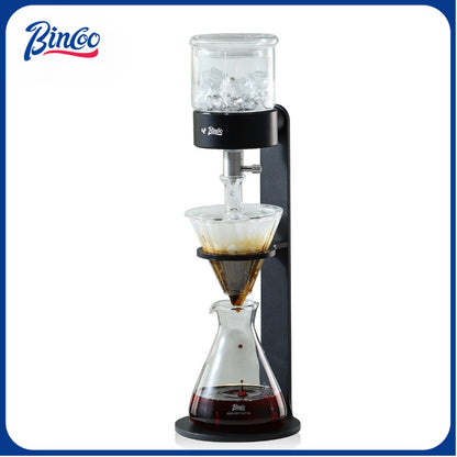 BINCOO L-Shaped Cold Brew Coffee Dripper Cold Brew Drip Coffee Maker Ice Brew Drip-Style Low-Temperature Slow-Brewed Coffee Extract
