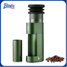 Bincoo DM09 Electric Coffee Grinder with CNC Steel Burr,Stepless Adjustable Settings Coffee Bean Grinder, Compact Design, Quiet Operation – For Espresso,Pour Over,French Press(Green)