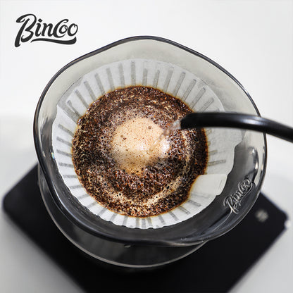 Bincoo V01/V02 Filter Cup Hand Brewed Coffee Filter Cup V60 Drip Filter Flower Shaped Coffee Dripper Tritan